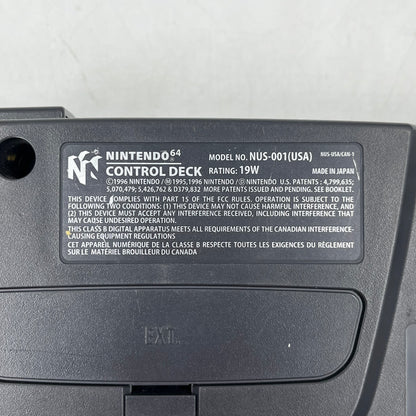 Nintendo 64 N64 Video Game Console NUS-001 Gray