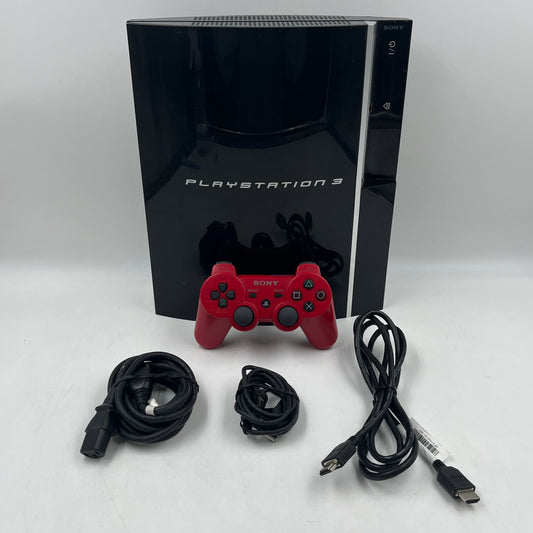 Sony PlayStation 3 Fat PS3 160GB Black Console Gaming System CECHP01