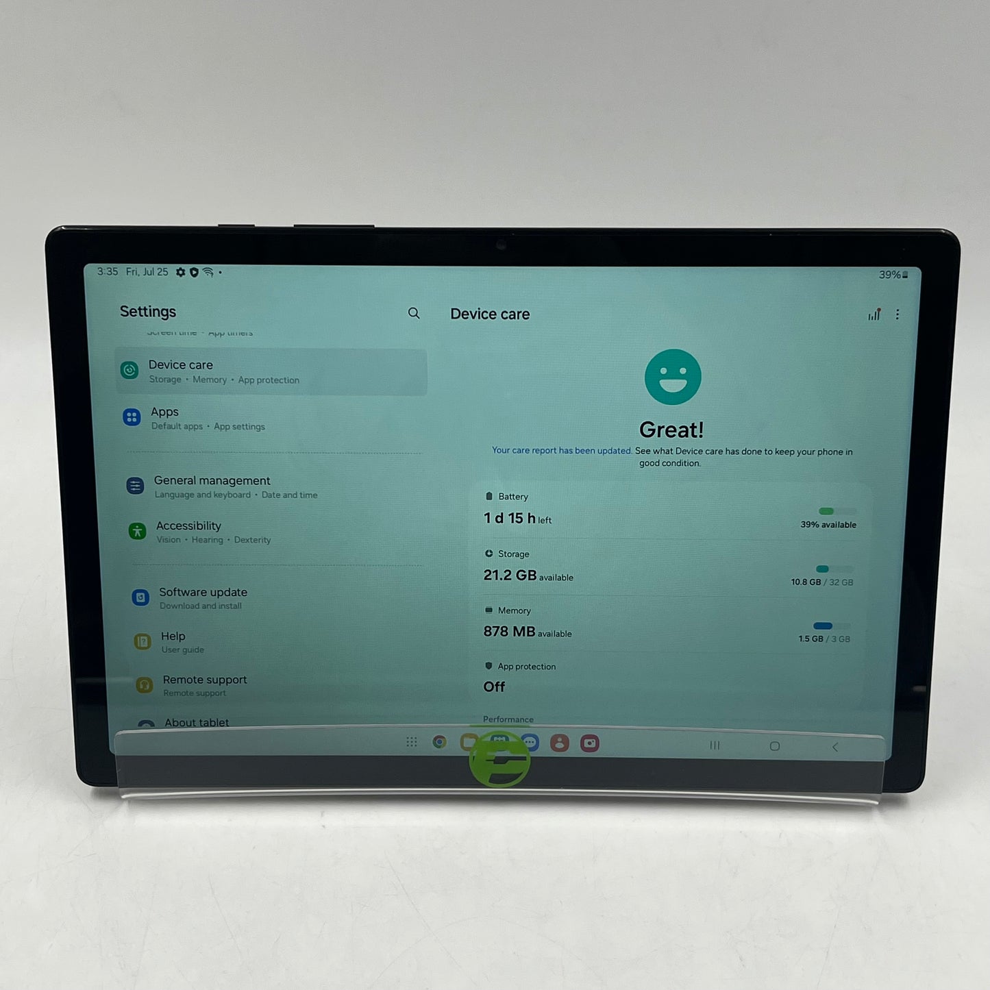 WiFi Only Samsung Galaxy Tab A8 10.5" 32GB Black SM-X200