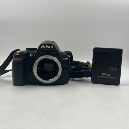 Nikon D3000 10.0MP DSLR Camera  Body Only