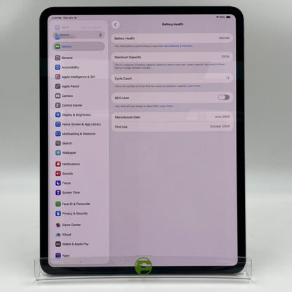 WiFi Only Apple iPad Pro 13" M4 256GB Space Black MVX23LL/A