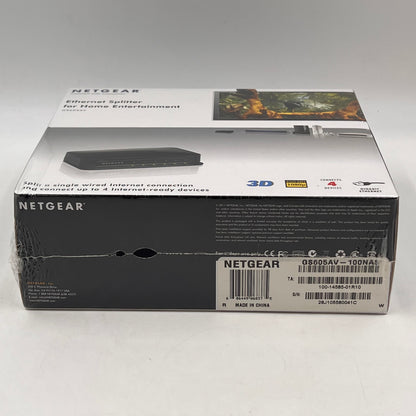 New NETGEAR Ethernet Splitter GS605AV