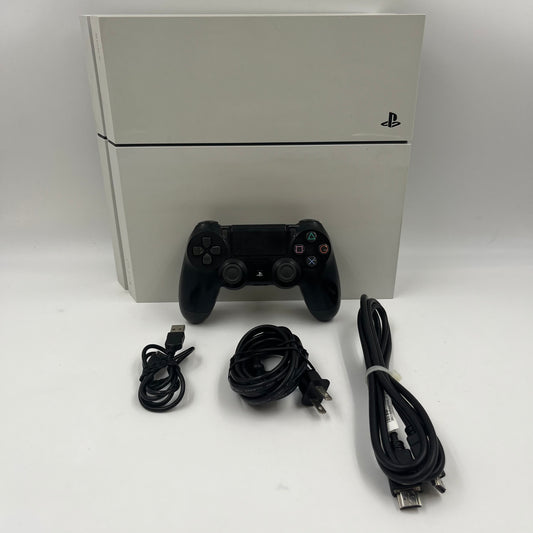 Sony PlayStation 4 PS4 500GB White Console Gaming System CUH-1115A