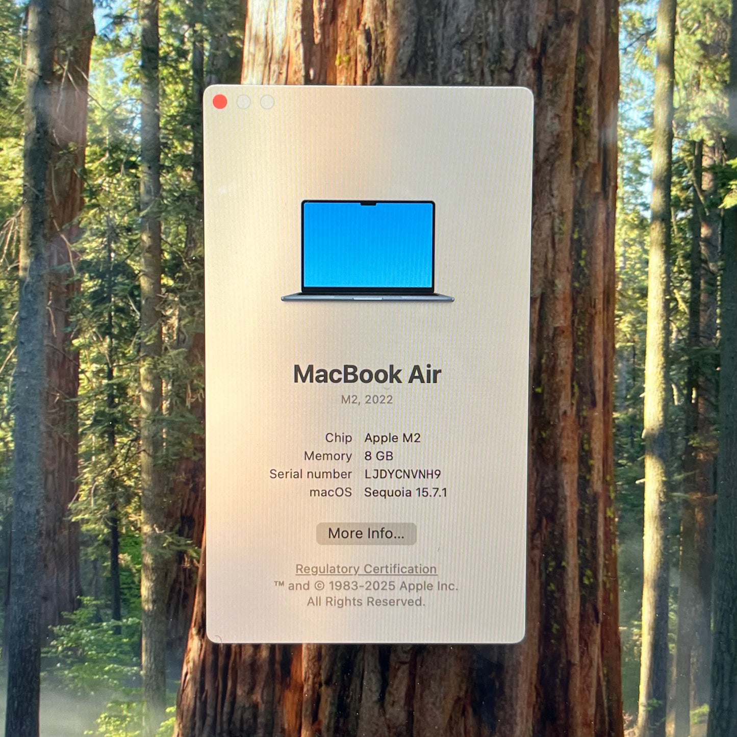 2022 Apple MacBook Air 13.6" M2 10C GPU 3.5GHz 8GB RAM 512GB SSD A2681