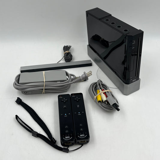 Nintendo Wii Video Game Console RVL-001 Black