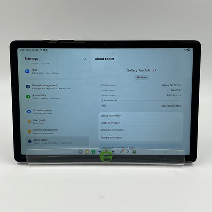 T-Mobile Samsung Galaxy Tab A9+ 11" 64GB Black SM-X218U