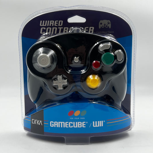 New Cirka Wired Black GameCube/Wii Controller M05819-BK