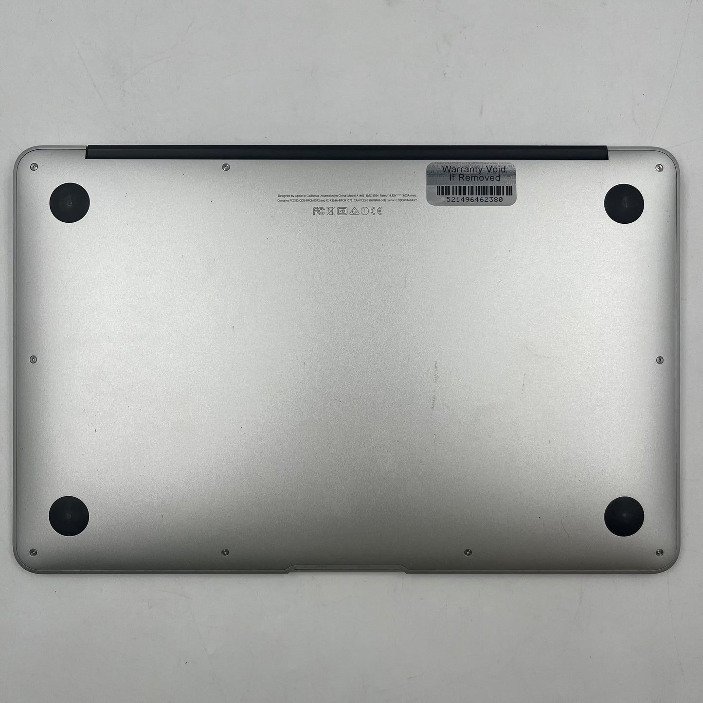 2015 Apple MacBook Air 11" i5 1.6GHz 4GB RAM 128GB SSD Silver A1465