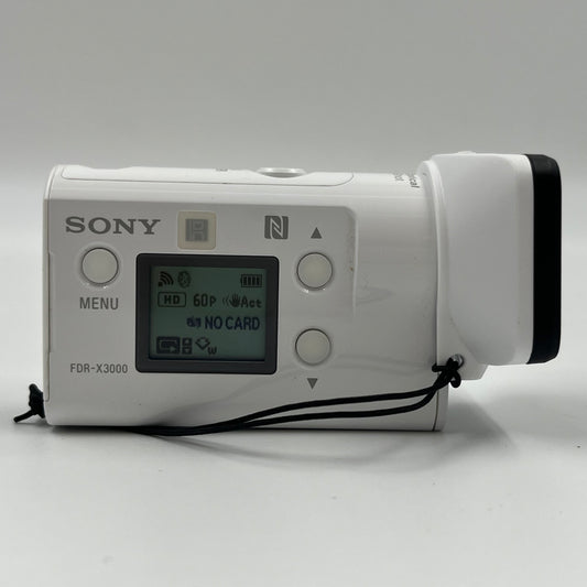 Sony FDR-X3000 8MP Digital 4K Action Camera with Protective Case