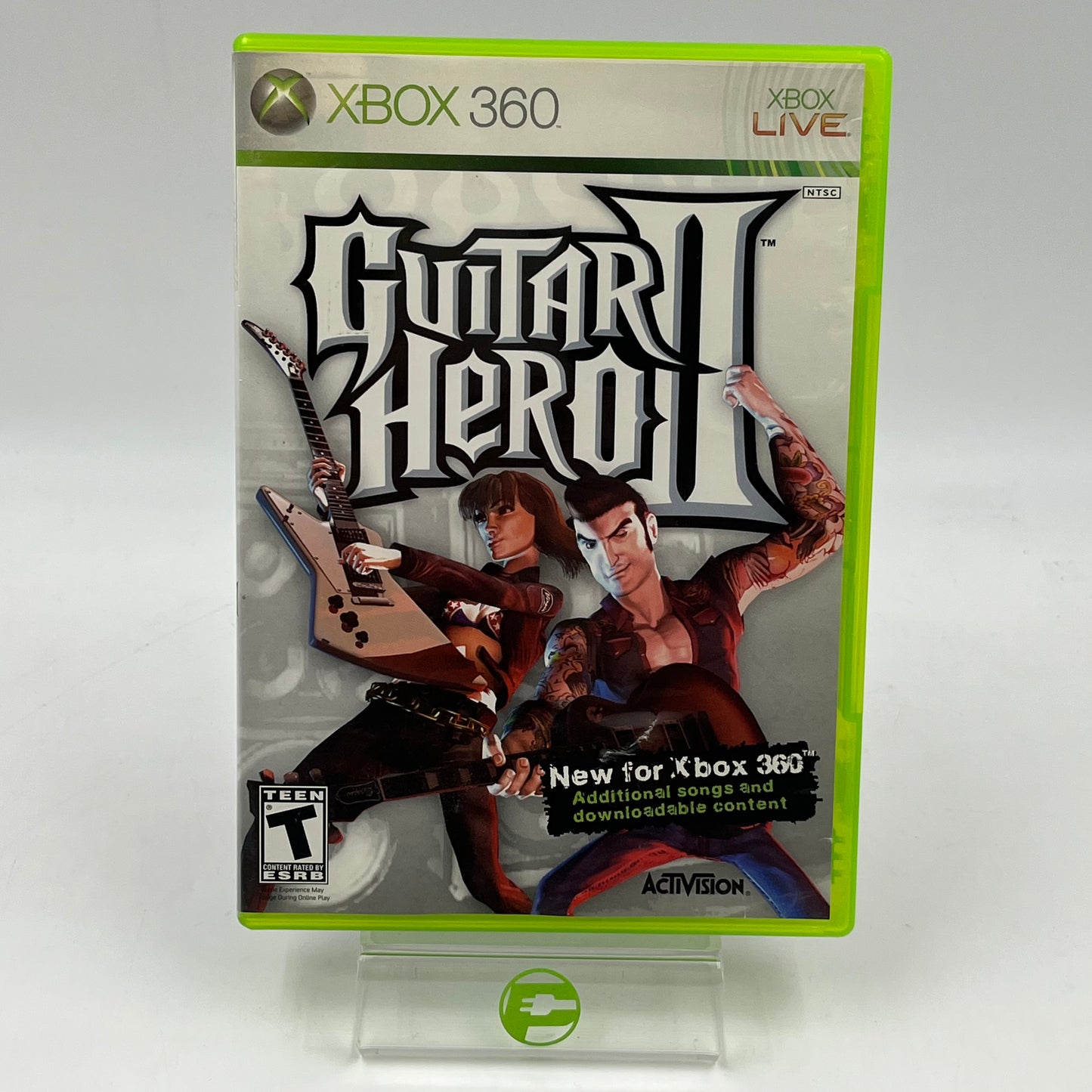 Microsoft Xbox 360 Guitar Hero II Controller White 95065 with Game