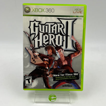 Microsoft Xbox 360 Guitar Hero II Controller White 95065 with Game
