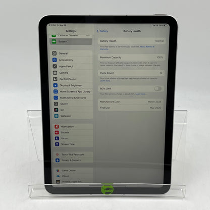 WiFi Only Apple iPad 11" (A16) 128GB Silver MD7F4LL/A
