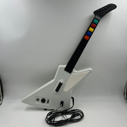 Microsoft Xbox 360 Guitar Hero II Controller White 95065 with Game