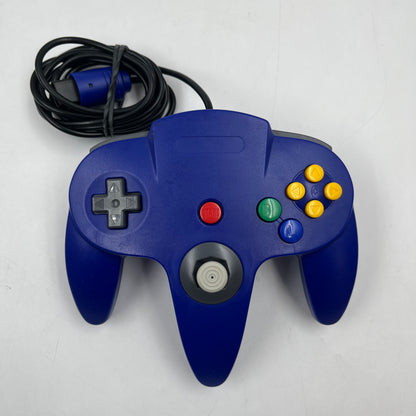 Used Lot of 4 Nintendo 64 N64 Third Party Wired Controllers