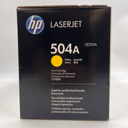 New HP 504A CE252A Yellow Print Cartridge