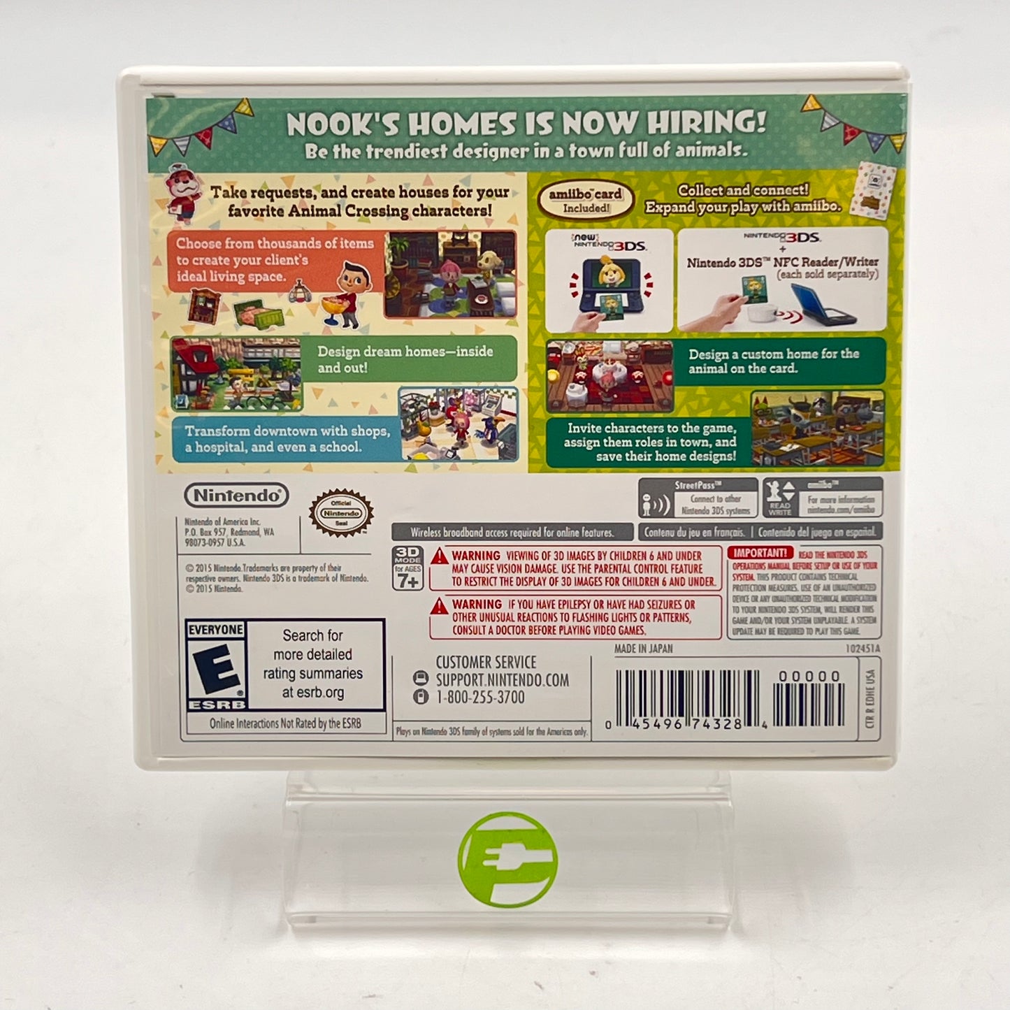 Animal Crossing Happy Home Designer (Nintendo 3DS, 2015)