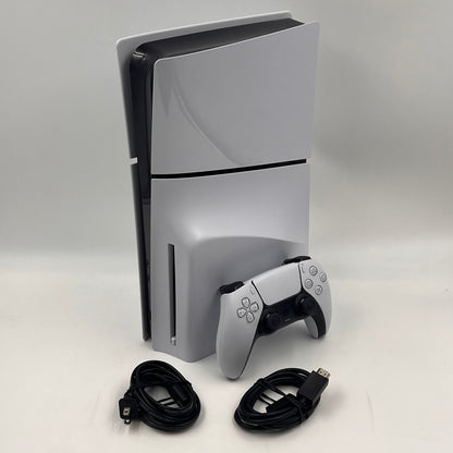 Sony PlayStation 5 Slim Disc Edition 1TB White Console Gaming System CFI-2015