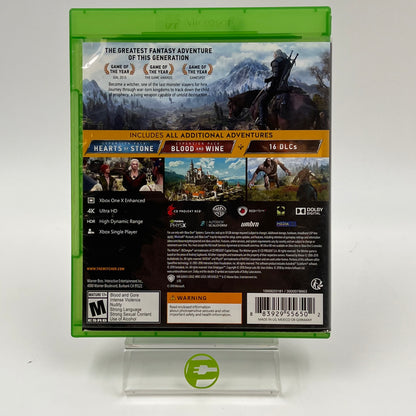 Witcher 3: Wild Hunt (Microsoft Xbox One, 2015)