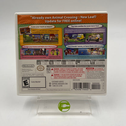 Animal Crossing: New Leaf Welcome Amiibo (Nintendo 3DS, 2016)