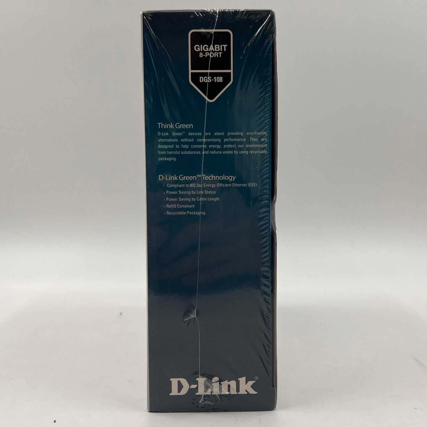 New D-Link 8-Port Gigabit Ethernet Switch DGS-108 Unclaimed