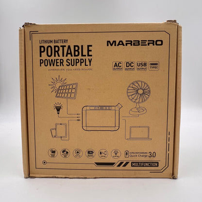 Marbero Lithium Ion Portable Power Supply Portable Power Station MBM82EU