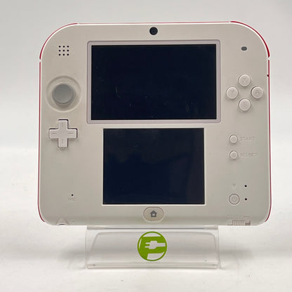 Nintendo 2DS Handheld Game Console Only FTR-001 White/Red