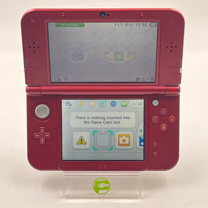 New Nintendo 3DS XL Handheld Game Console RED-001 Metallic Red