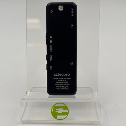 Eztecpro Digital Voice Recorder E36 16GB