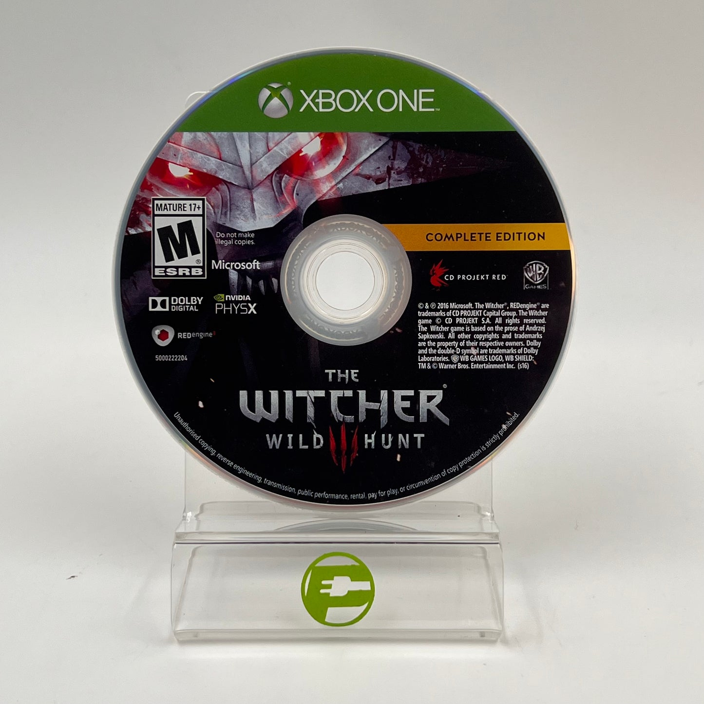 Witcher 3: Wild Hunt (Microsoft Xbox One, 2015)