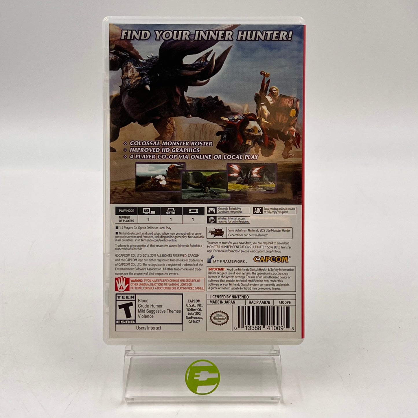 Monster Hunter Generations Ultimate (Nintendo Switch, 2018)