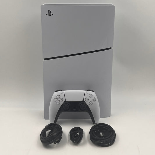 Sony PlayStation 5 Slim Digital Edition 1TB White Console Gaming System CFI-2015