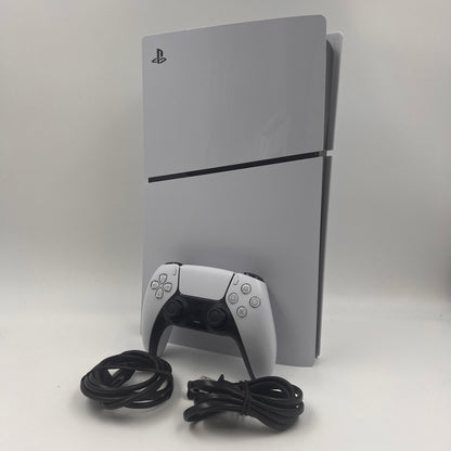 Sony PlayStation 5 Slim Disc Edition PS5 1TB White Console Gaming System CFI-2015