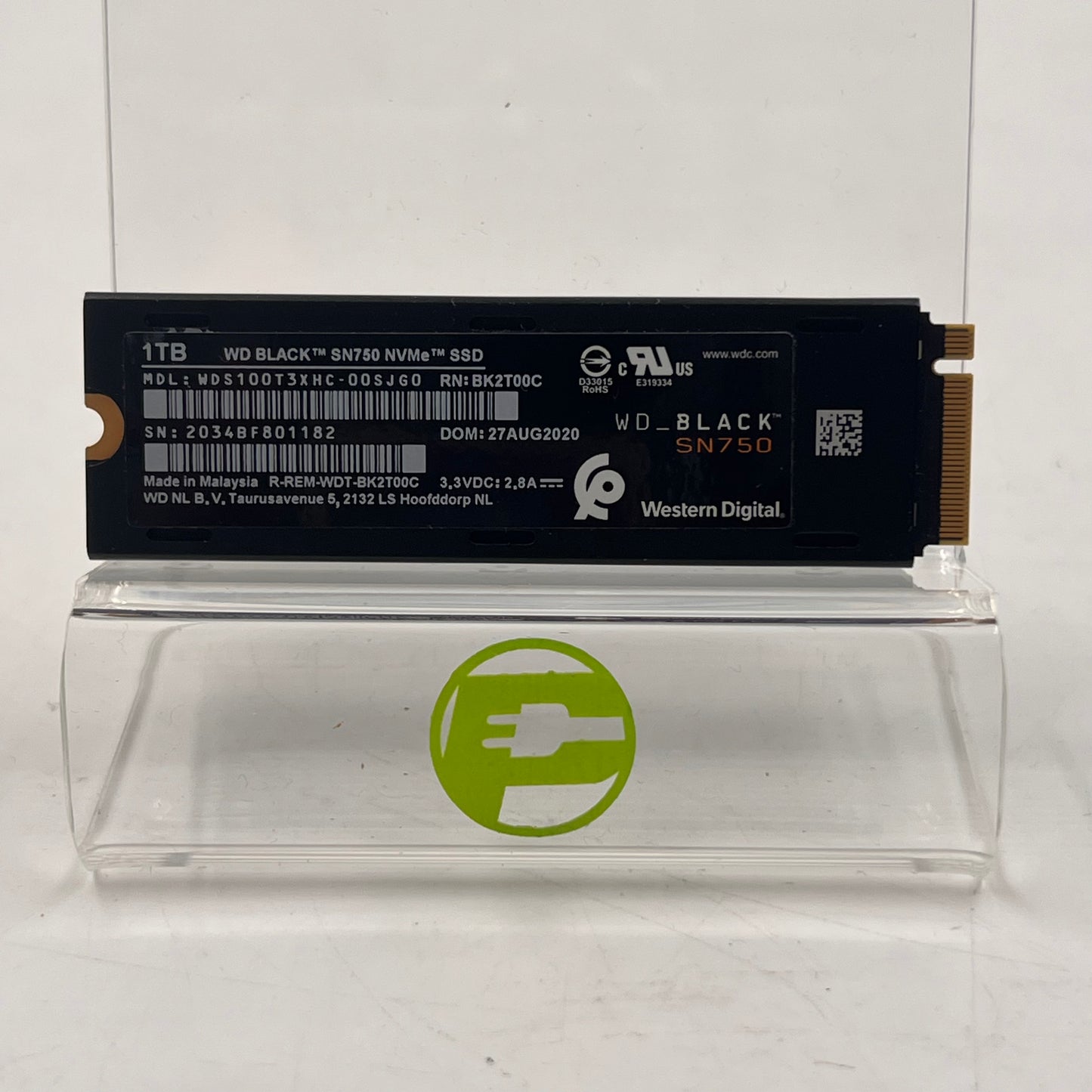 Western Digital M.2 2280 WD_Black 1TB PCIe Gen4 NVMe 1.4b SSD SN750