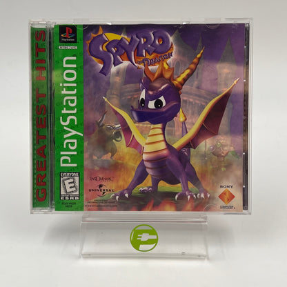 Spyro the Dragon (Sony PlayStation 1 PS1, 1998)