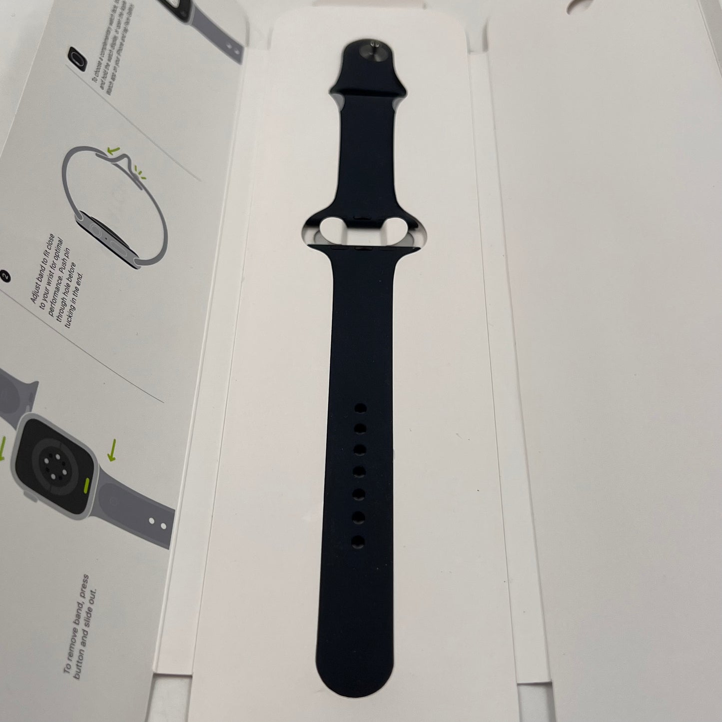 New Apple Watch Sport Band Midnight 602-05883-A 45MM