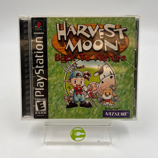 Harvest Moon Back to Nature (Sony PlayStation 1 PS1, 2000)