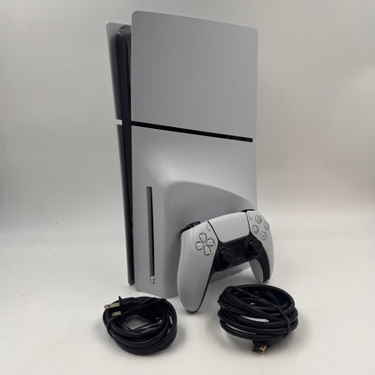 Sony PlayStation 5 Slim Disc Edition PS5 1TB White Console Gaming System CFI-2015