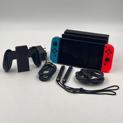 Nintendo Switch v2 Video Game Console HAC-001(-01) Red/Blue