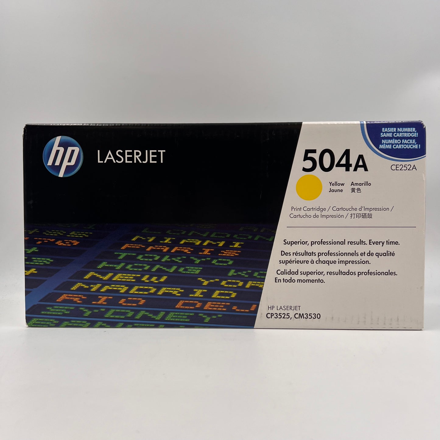 New HP 504A CE252A Yellow Print Cartridge