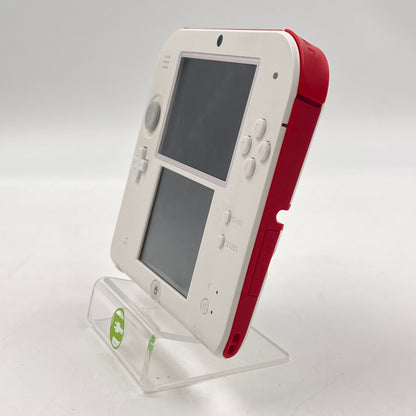 Nintendo 2DS Handheld Game Console Only FTR-001 White/Red