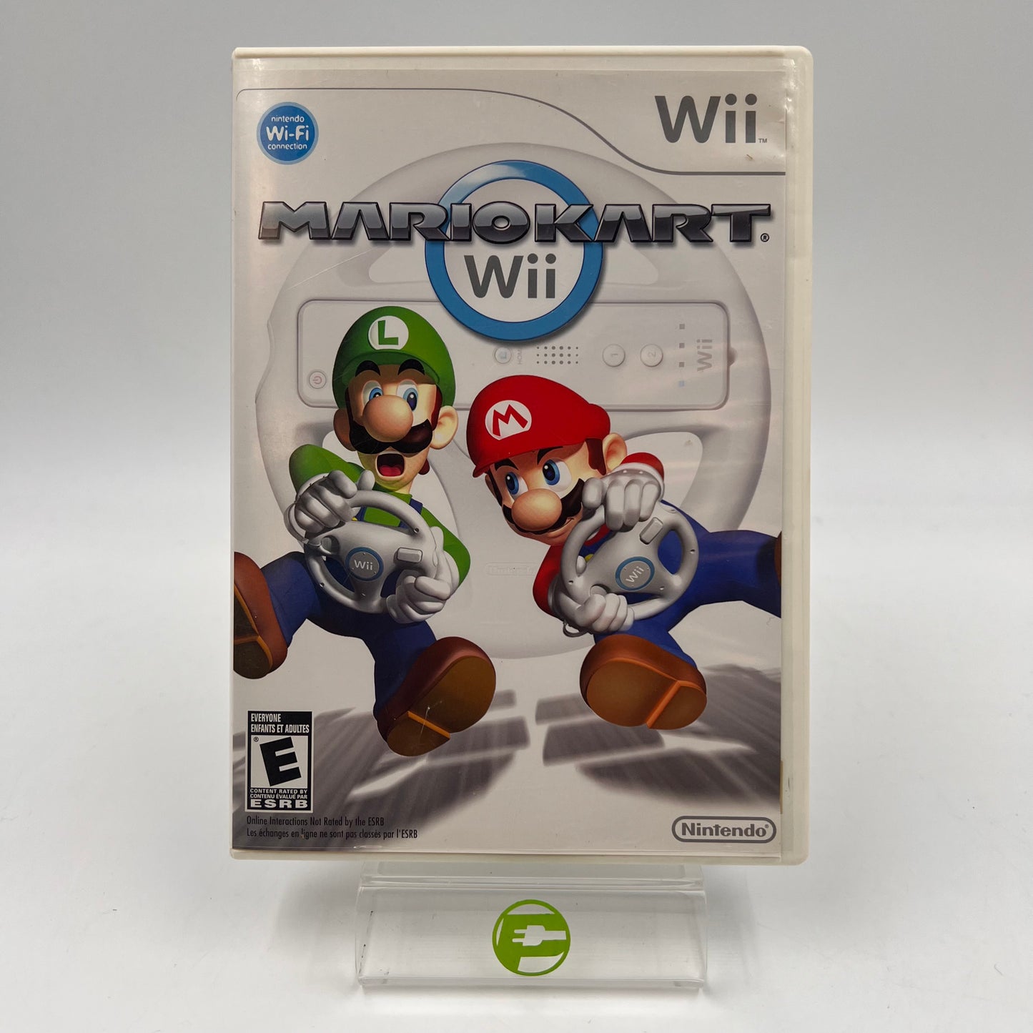 Mario Kart Wii (Nintendo Wii, 2008) with 4 Steering Wheels