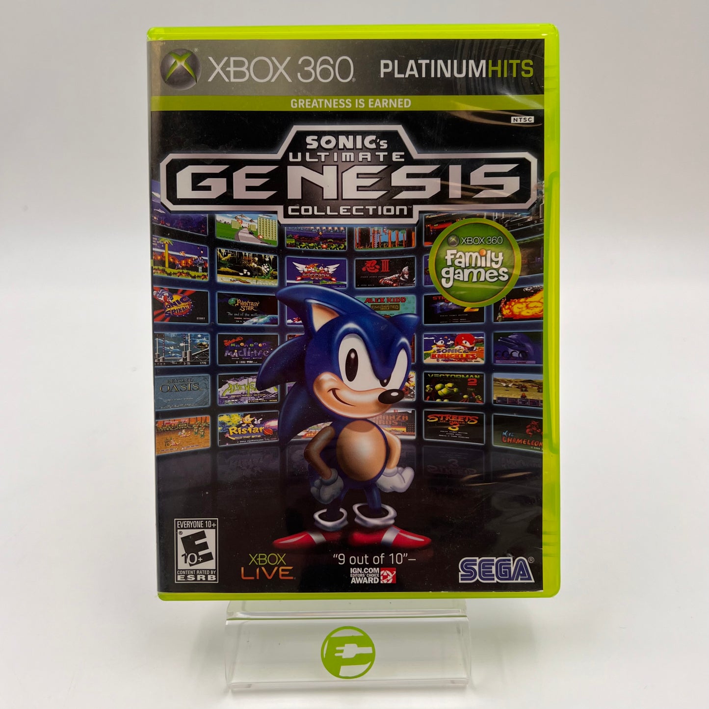 Sonic's Ultimate Genesis Collection [Platinum Hits] (Microsoft Xbox 360, 2009)