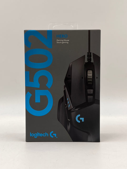 New Logitech Hero Black G502 Wired Gaming Mouse