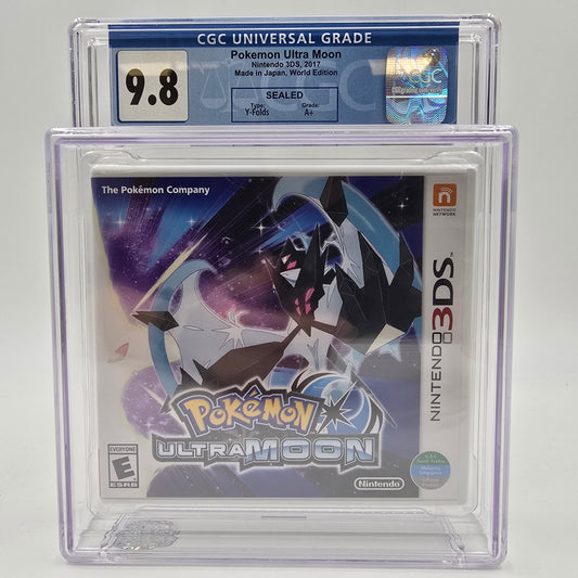 New Pokemon Ultra Moon (Nintendo 3DS, Graded  CGC 9.8 A+)