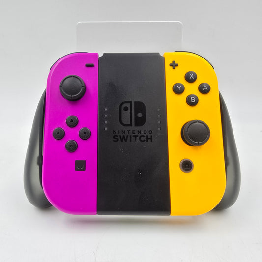 Nintendo Switch Joy-Cons Pair Controller HAC-015/HAC-016 Neon Purple/Neon Orange