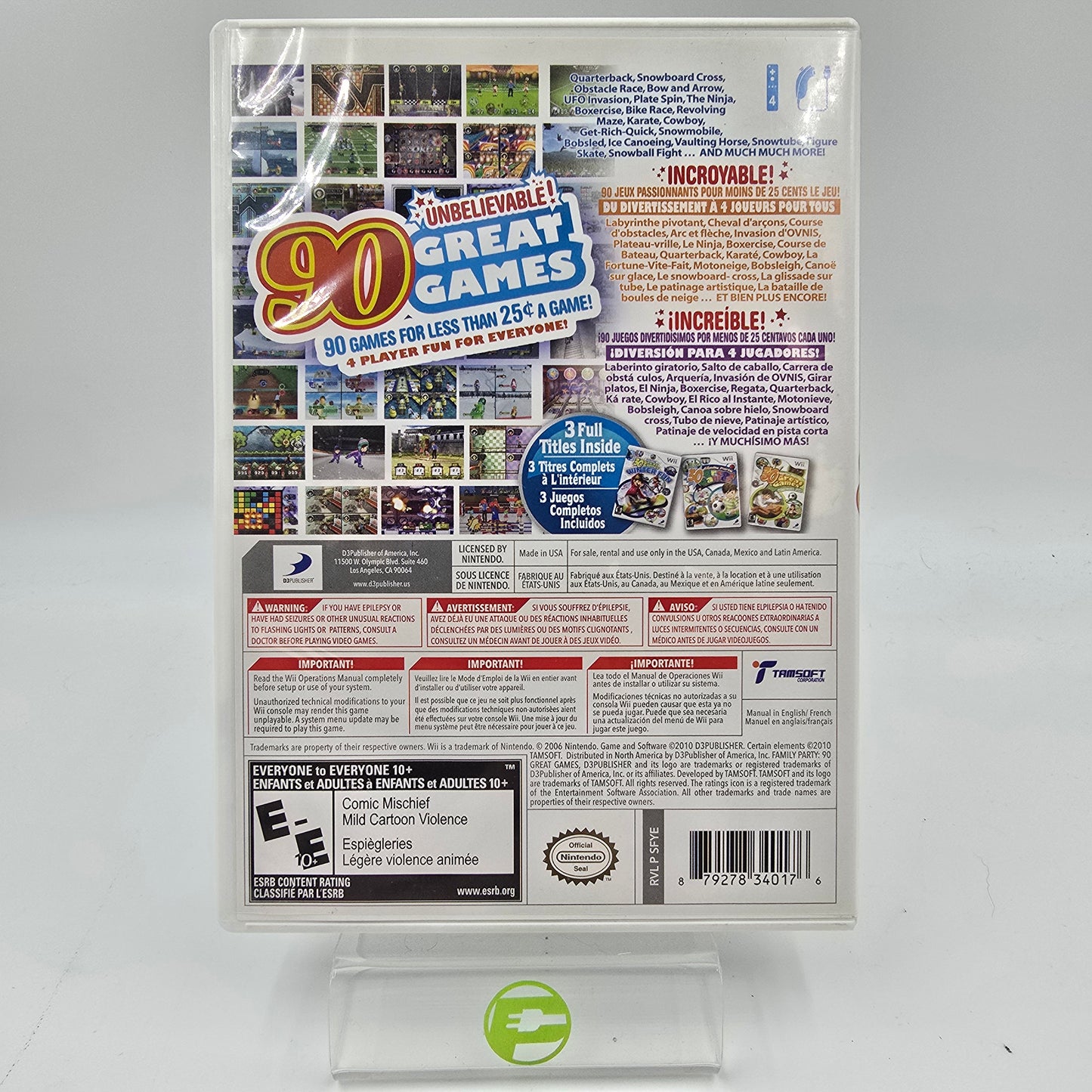 Family Party: 90 Great Games Party Pack (Nintendo Wii, 2010)