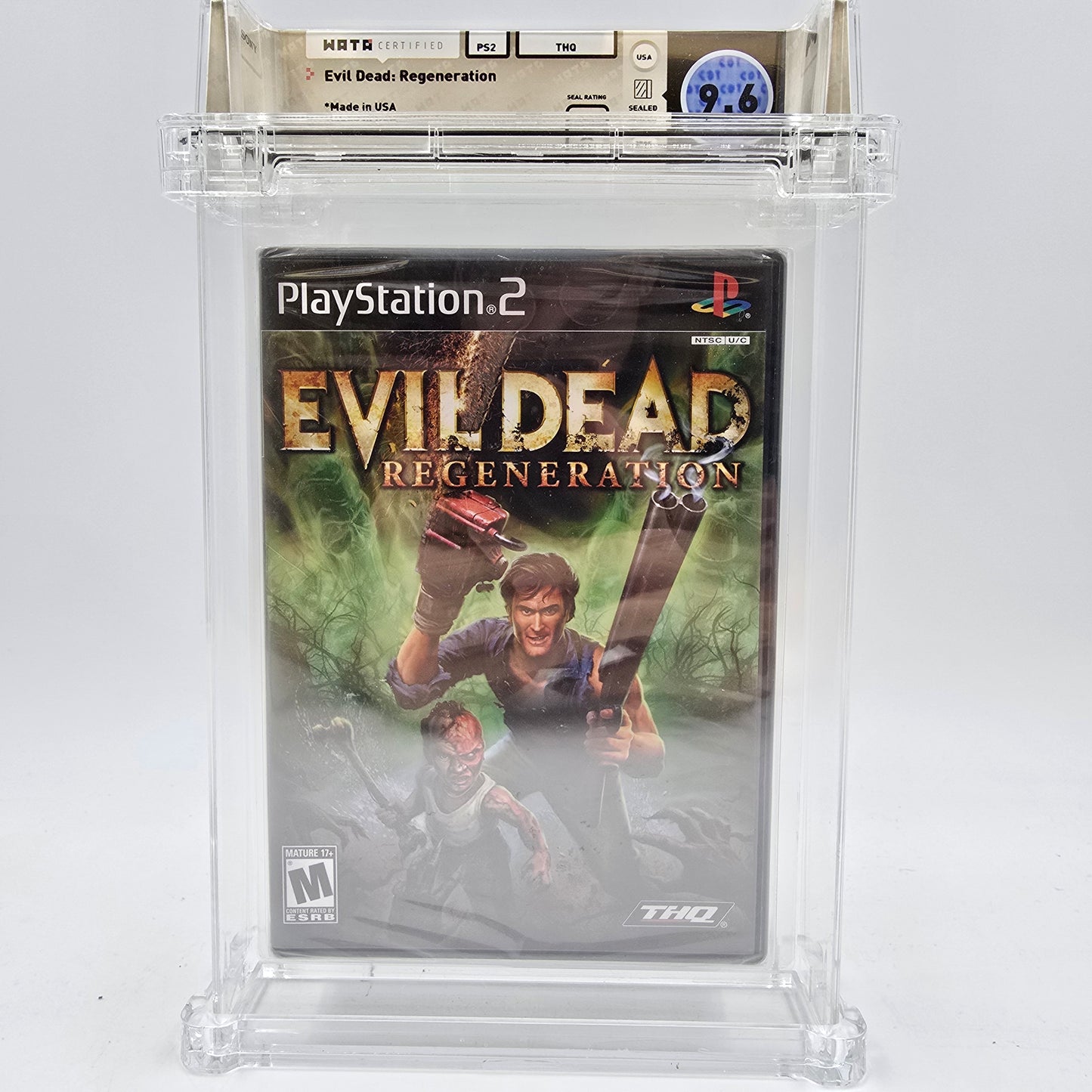 New Evil Dead Regeneration (Sony PlayStation 2 PS2, Graded WATA 9.4 A)