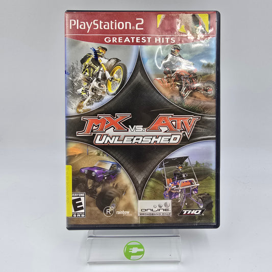 MX vs. ATV Unleashed [Greatest Hits] (Sony PlayStation 2 PS2, 2005)