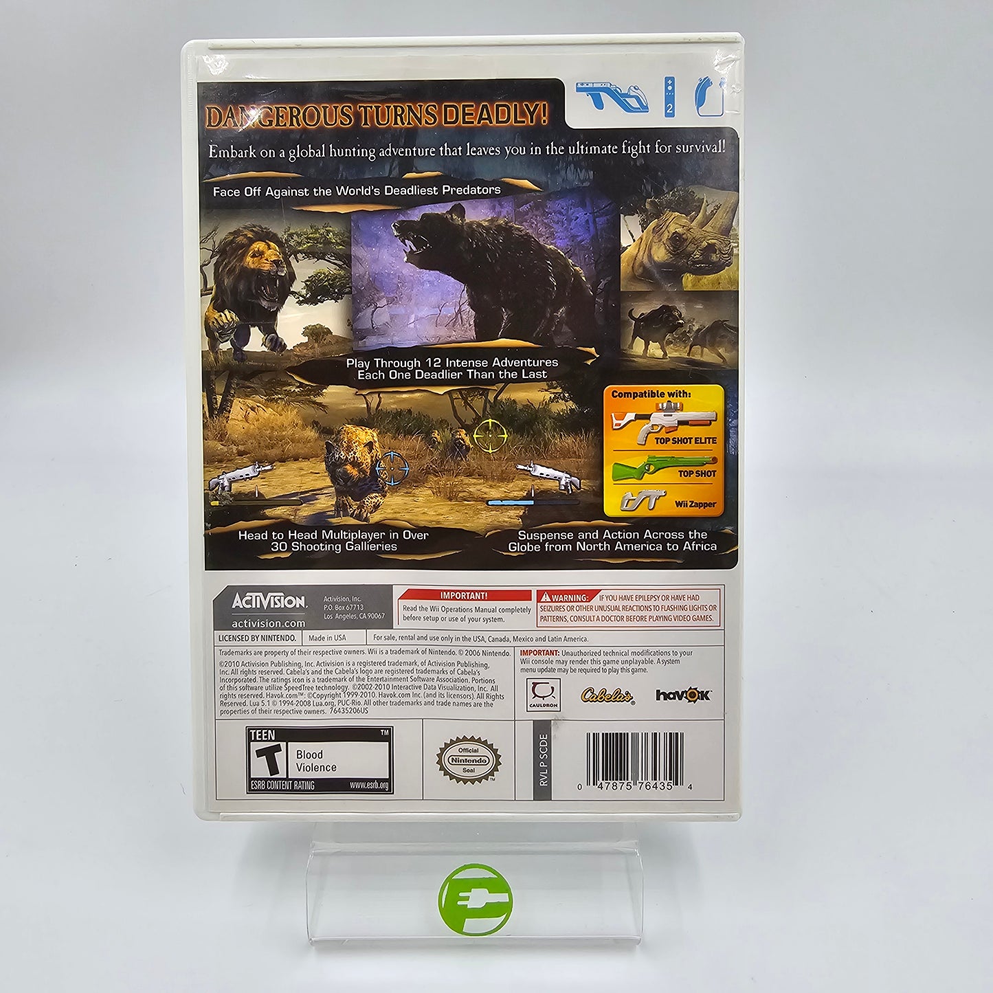 Cabela's Dangerous Hunts 2011 [Special Edition] (Nintendo Wii, 2010)