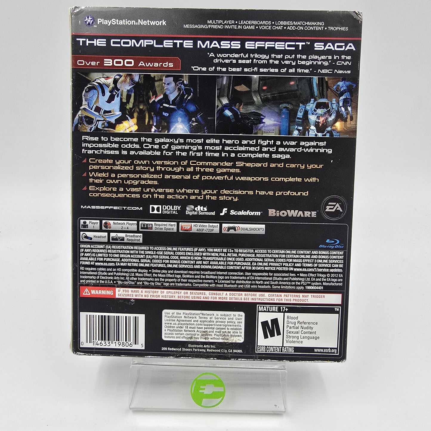 Mass Effect Trilogy (Sony PlayStation 3 PS3, 2012)